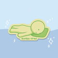 Smiski Always Tired Waterproof Sticker