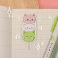 Dango Cat Waterproof Sticker