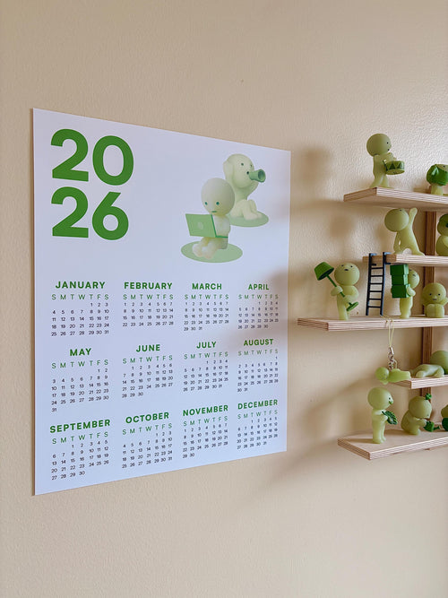 Smiski 2026 Wall Calendar