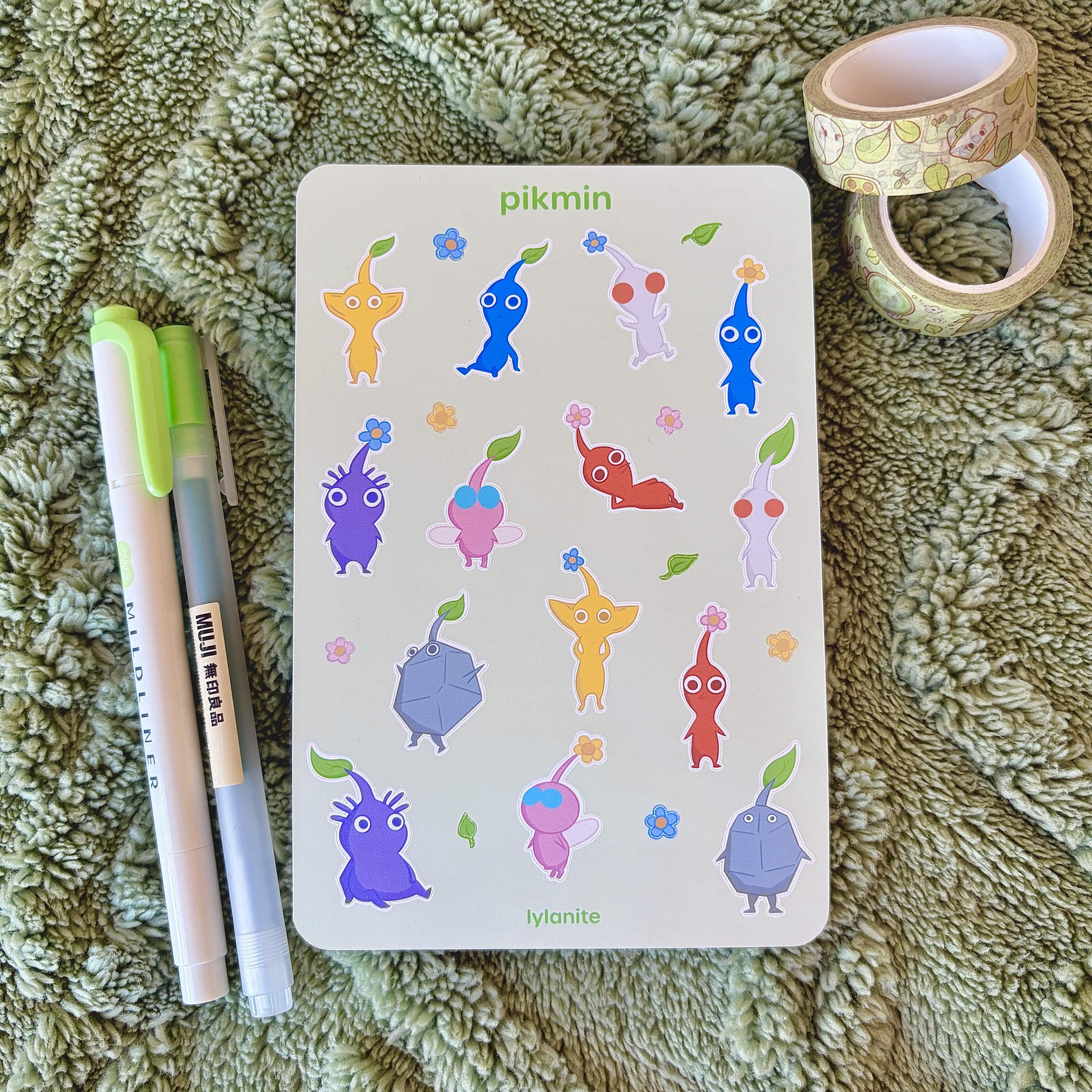 Pikmin Sticker Sheet