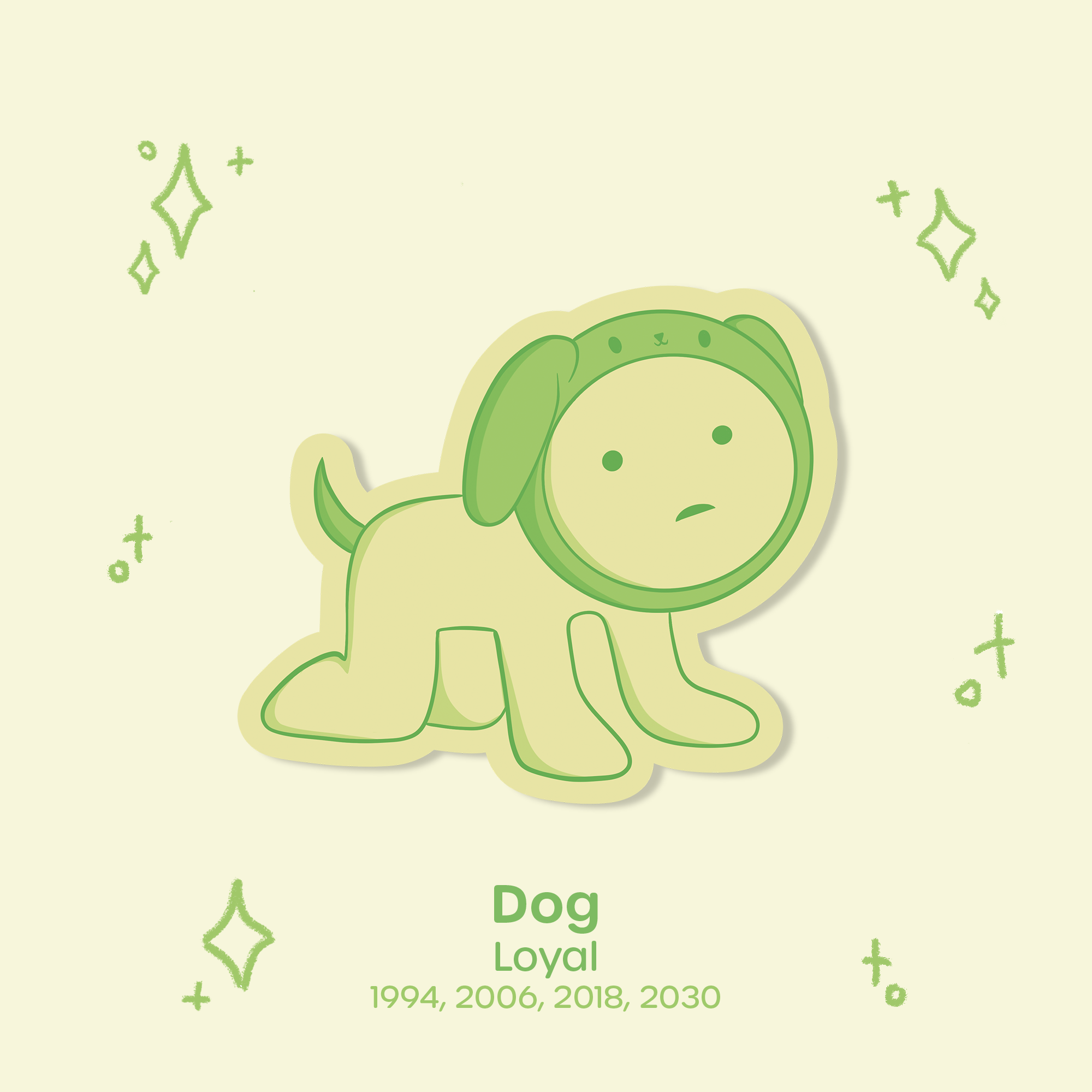 Smisk Lunar New Year Waterproof Sticker