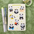 Panda Playtime Sticker Sheet