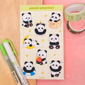 Panda Playtime Sticker Sheet