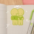 Smiski Cozy Couple Waterproof Sticker