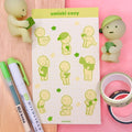 Smiski Cozy Sticker Sheet