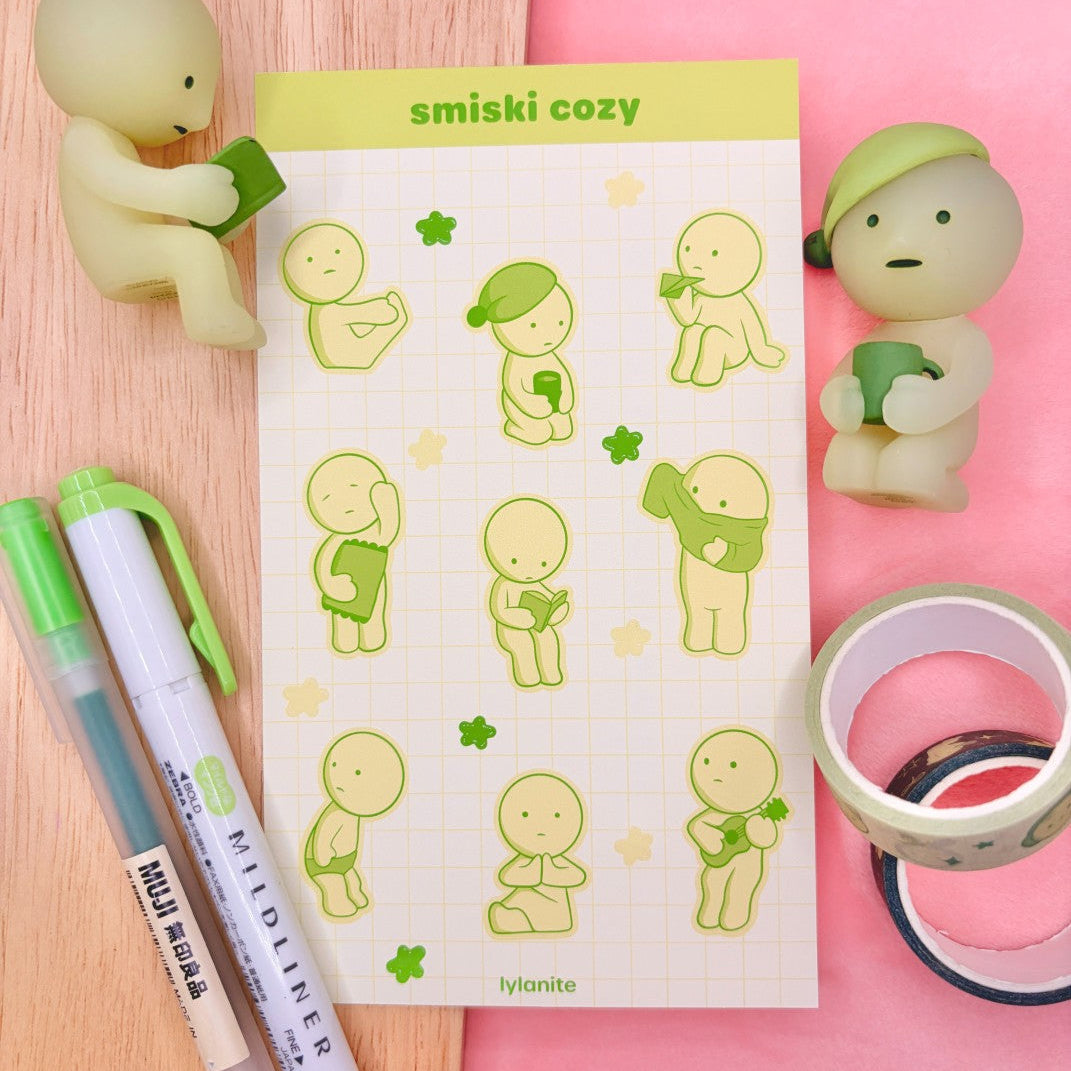 Smiski Cozy Sticker Sheet