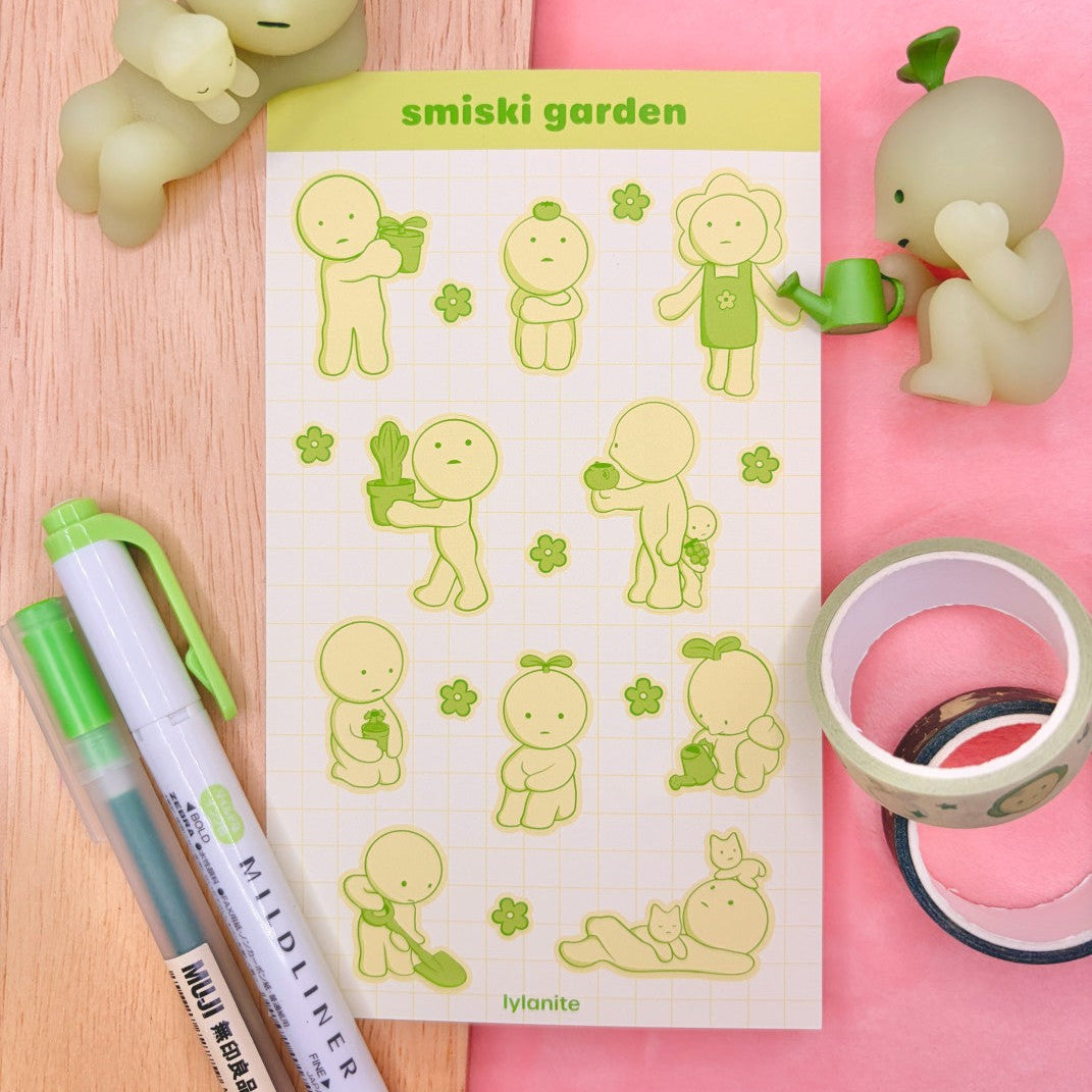 Smiski Garden Sticker Sheet