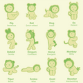 Smisk Lunar New Year Waterproof Sticker