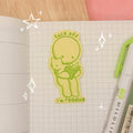Smiski F Off I'm Reading Waterproof Sticker