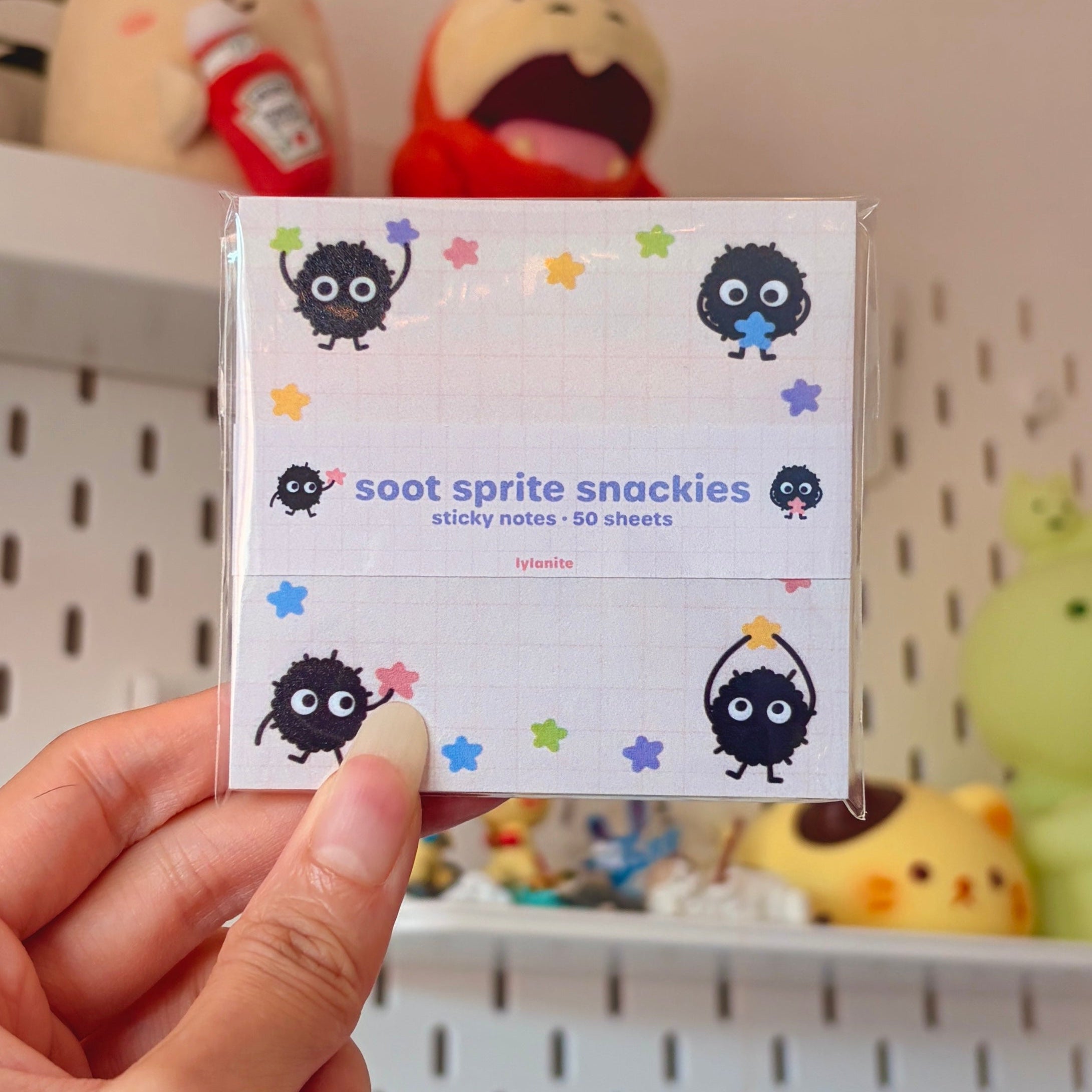 Soot Sprite Snackies Sticky Notes