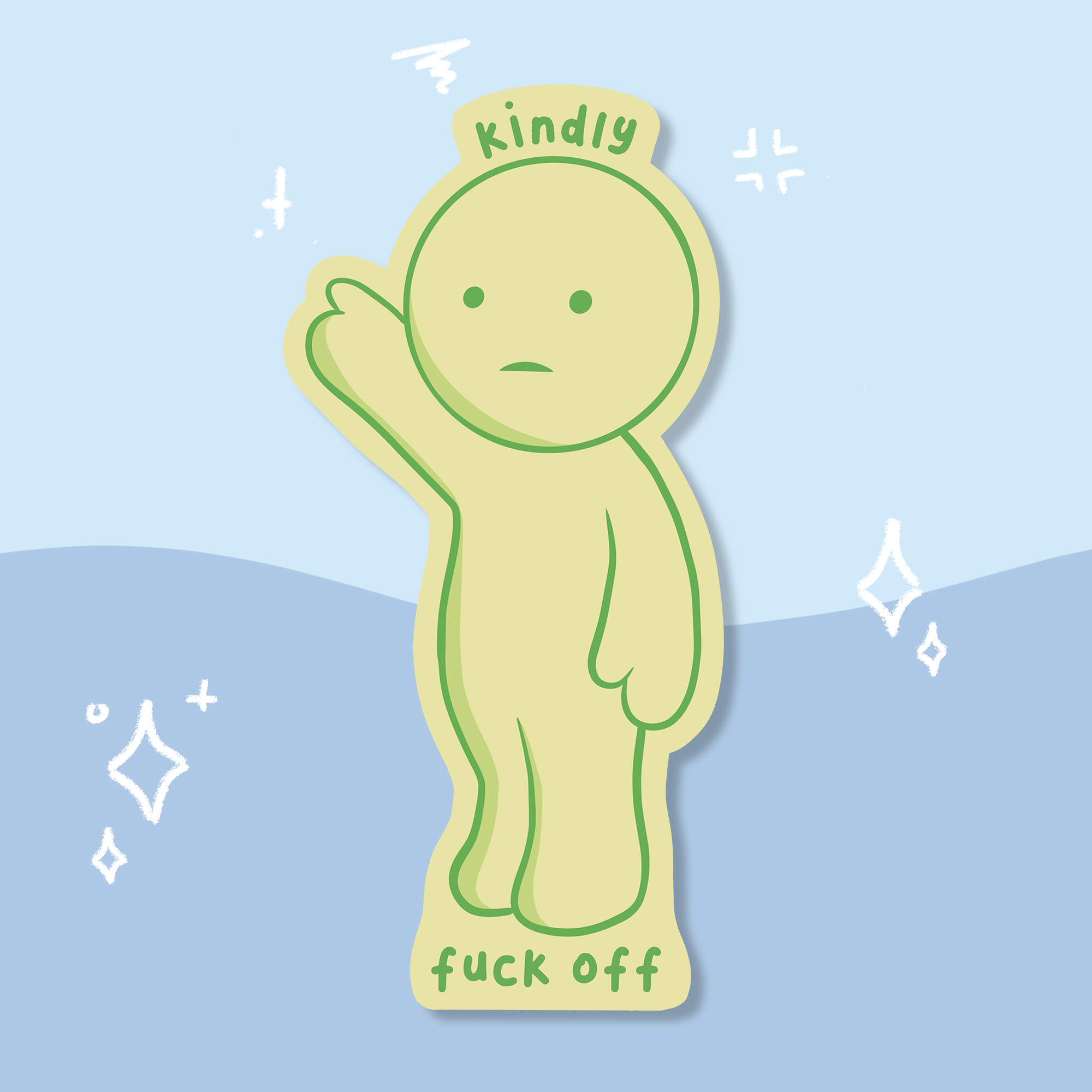 Smiski Kindly Sticker