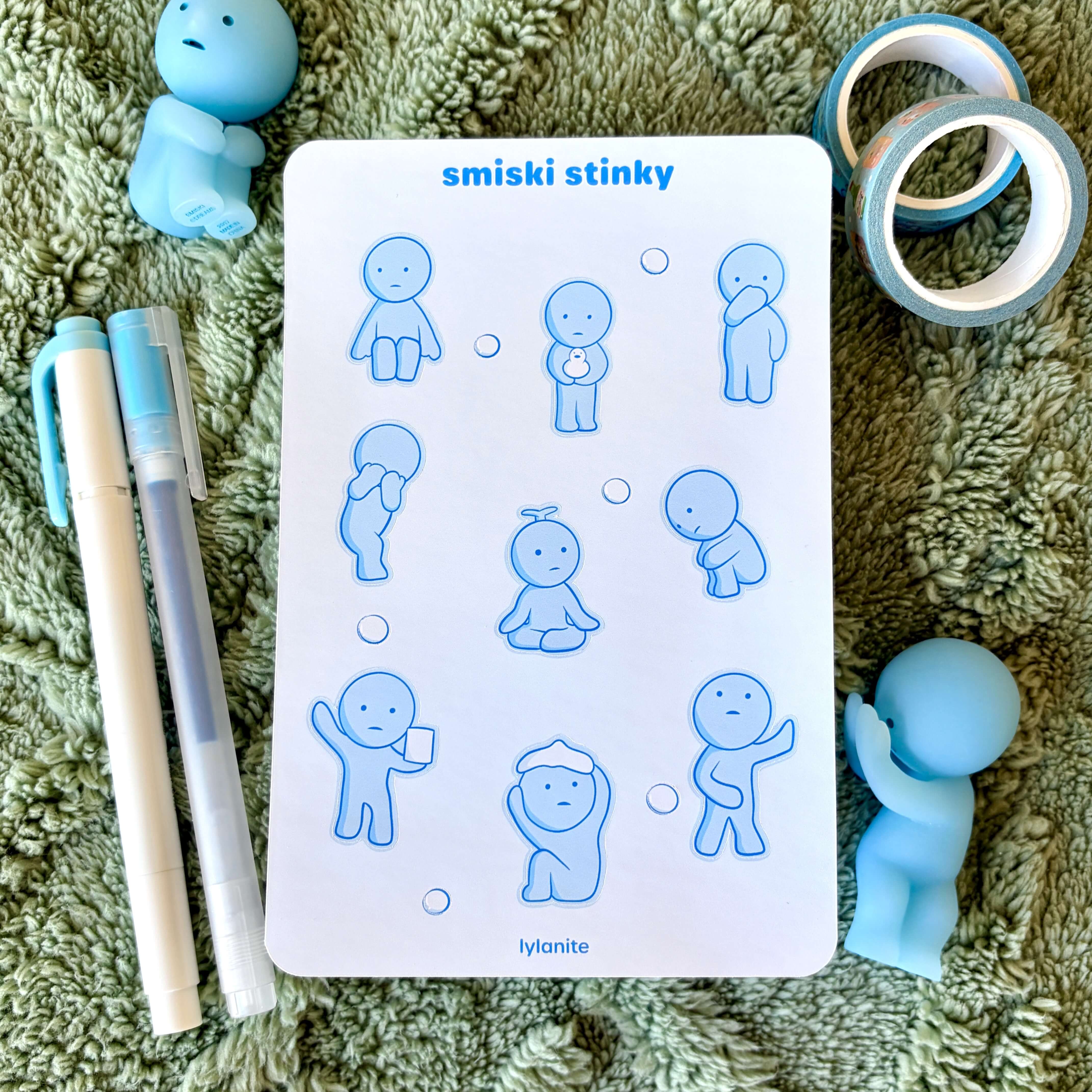 Smiski Halloween Sticker Sheet